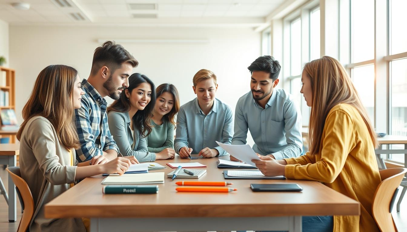 Organized study environment supporting productive learning