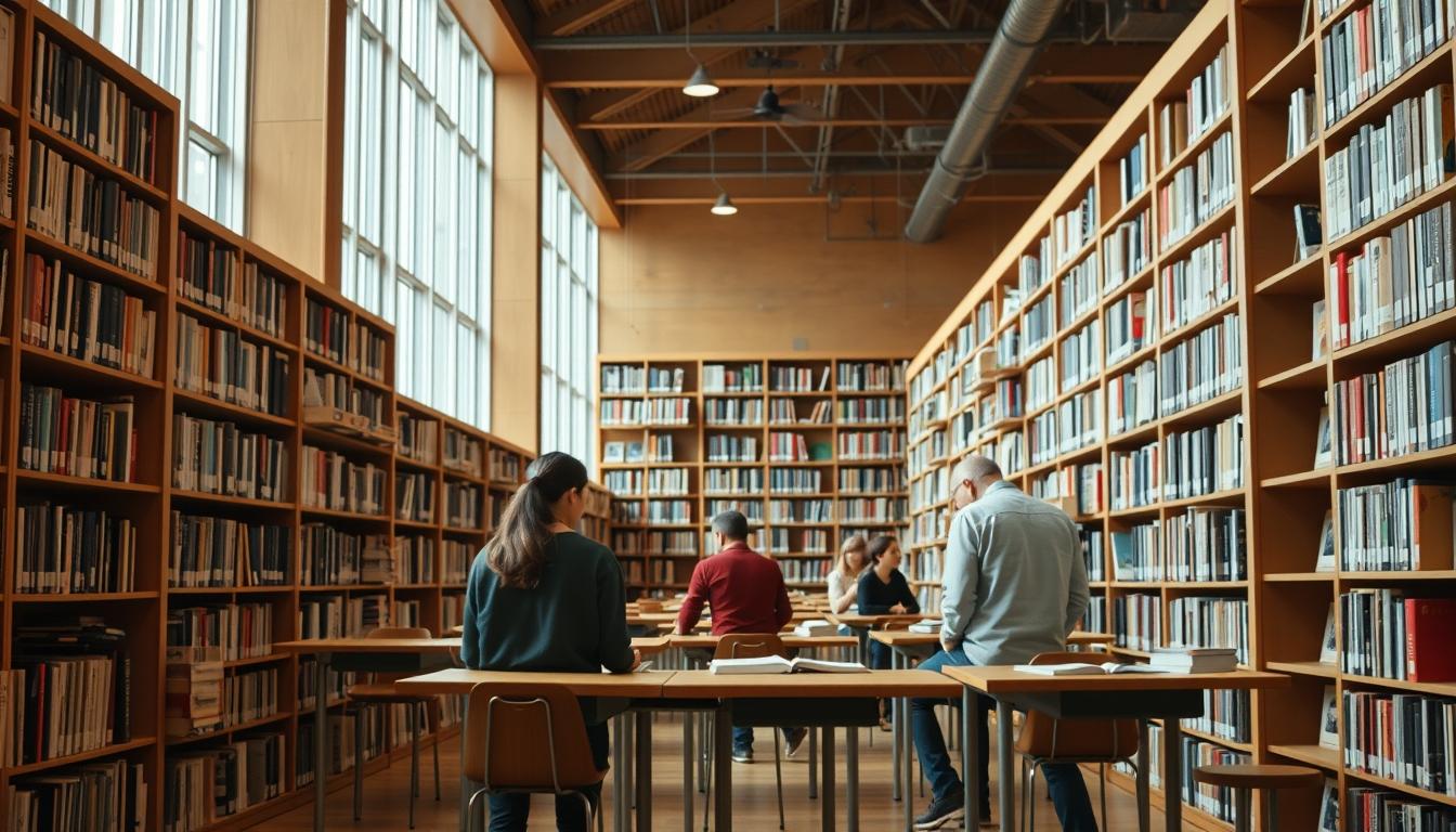 Students working in research laboratory
